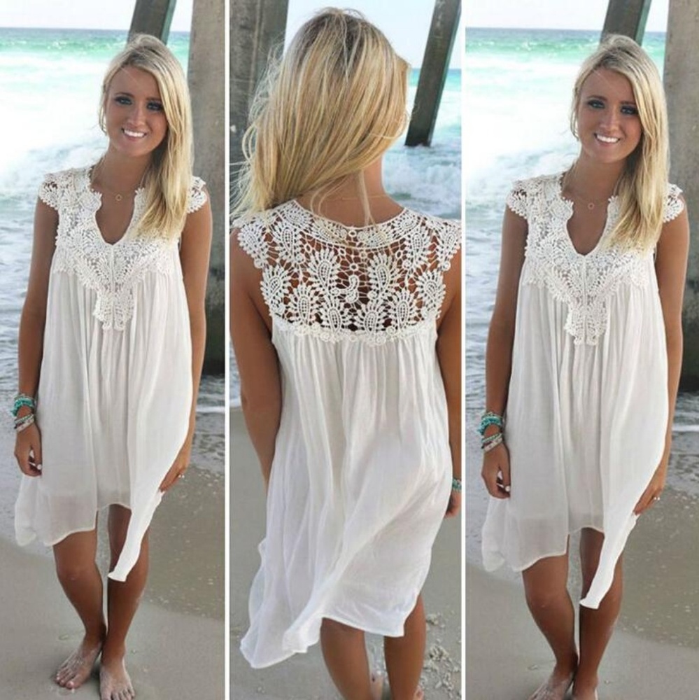 1 LEFT 😍 white Casual dress boho style